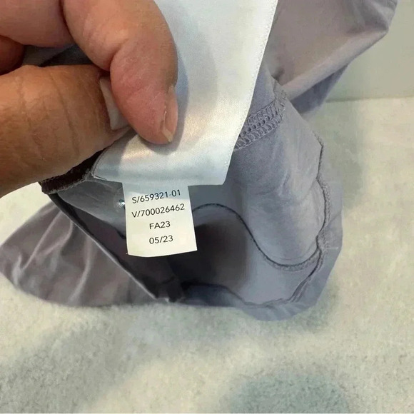 NWOT ATHLETA Ribbed Fit & Flare Midi Dress in Lavender Gray, Sz Small, Athletic - Picture 4 of 8